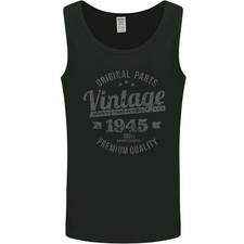 Débardeur Noir Année Vintage