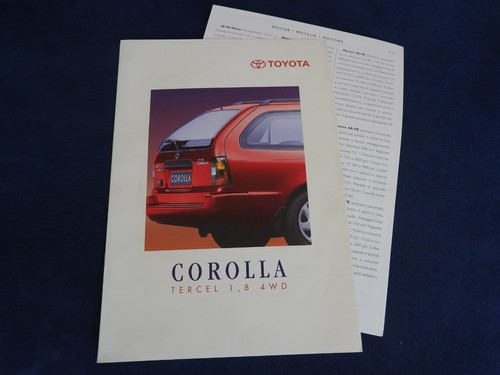Catalogue toyota corolla - catalogue,