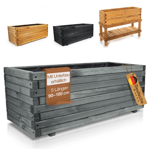 Bac fleurs bois pour - bois,