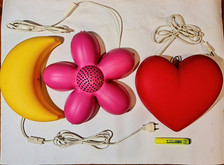 3 Vintage Ikea Smila E14 Sconce Lamps Including The Heart HJÄRTA