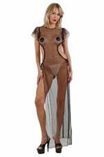 Déshabillé Long Transparent