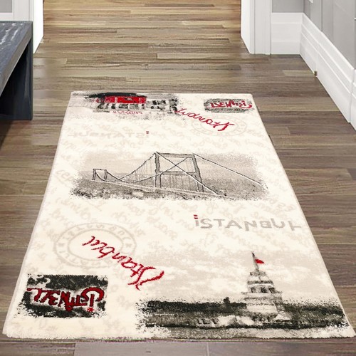 Tapis moderne motif istanbul - tapis,