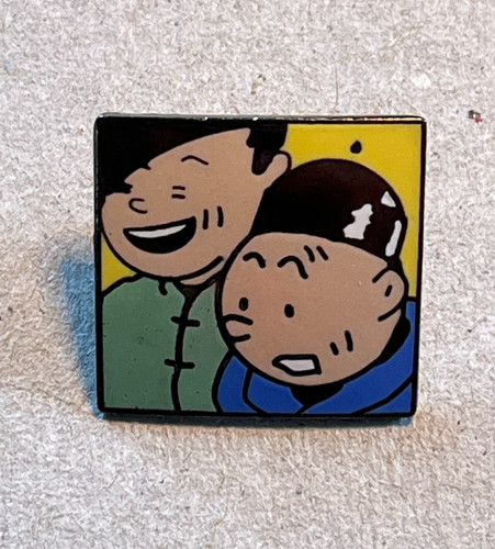 Tintin hergé pin s carre - tintin,