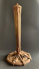 Edgar Brandt Wrought Iron Lamp Stand Gingko Leaves Biloba Lamp Table