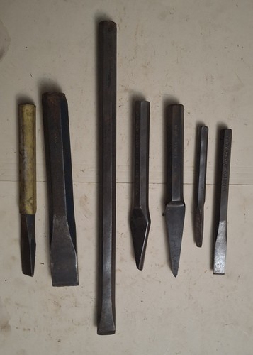 Stanley chisel punch lot usa - chisel,