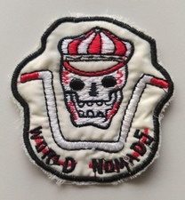 Vintage Skull Skeleton Patch Biker Motorcycle Rider