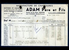 NEXON (87) SHOE FACTORY GALOCHE BOOTS ""ADAM Pere & Son"" in 1951