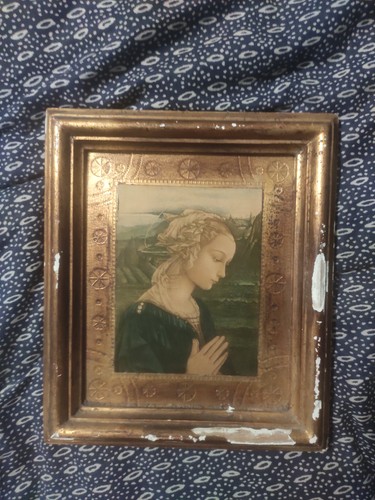 Ancien tableau huile - tableau,