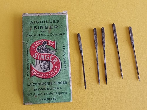 Ancienne pochette aiguilles - pochette, d'aiguilles