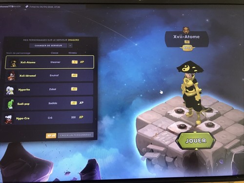 Compte dofus serveur - compte,