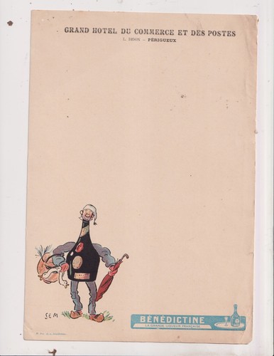 Vers 1930 menu périgueux - menu.,