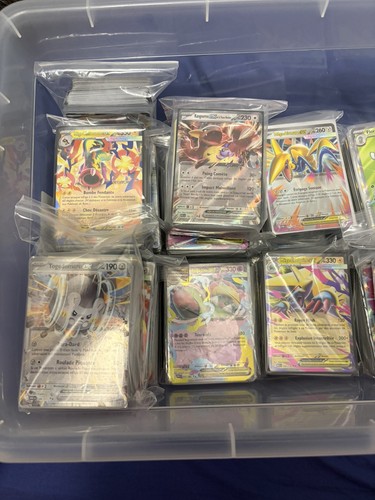 Lot 200 cartes pokemon dont - fr,
