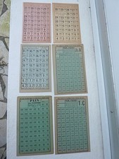 6 VARIANTES DE FEUILLES TICKET