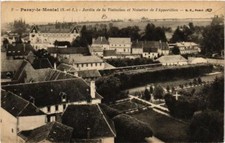 Old postcard Paray-le-MONIAL Jardin de la Visitation et hazelnut tree de l'appariti (616051)