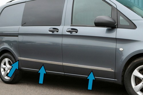 Portière chrome bordure - chrome,