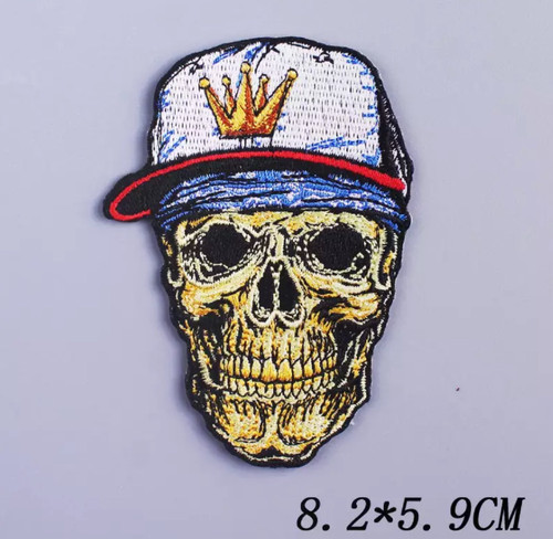 Patch ecusson brode tete - ecusson,