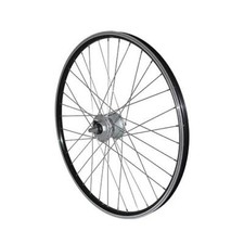Roue vtt 26'' er10 avant alu noir double paroi moy shimano dynamo dh2n 6 volt
