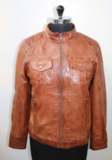 Femmes Veste en Cuir