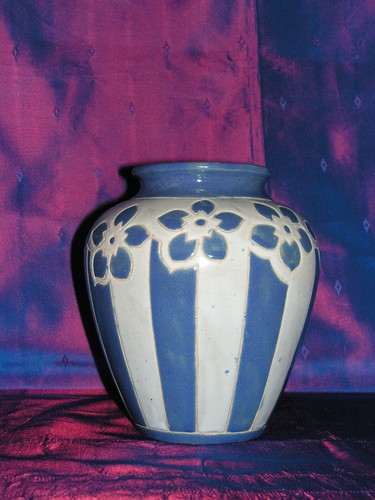 Vase céramique art deco - vase,