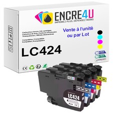 PREMIUM - Cartouches d'encre compatibles avec Brother - Série LC424 LC 424