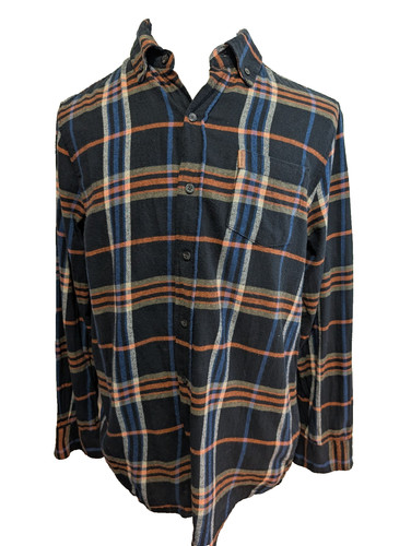 Chaps flanelle marine marron - flanelle,