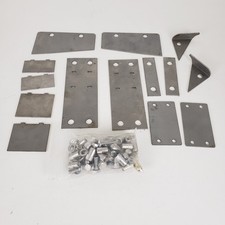 BMW E30 Removable Front Clip Radiator Core Support Kit Plates Hardware Rivnuts