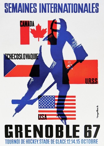 Grenoble hockey glace - grenoble, 1967