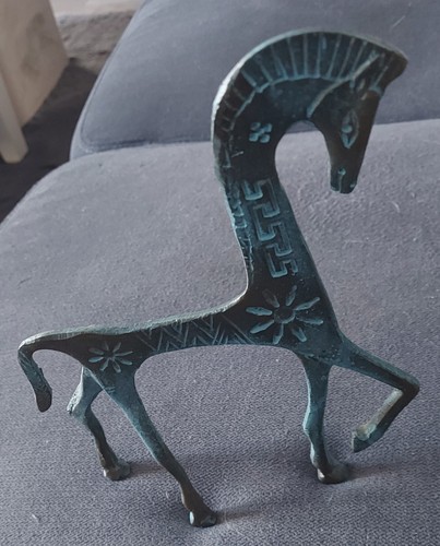 Cheval étrusque bronze - cheval,