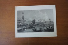 GRAVURE XIX° VUE PAYSAGE