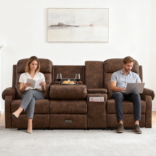 Recliner loveseat with console - recliner,