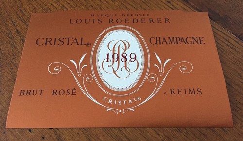 Une étiquette champagne - étiquette,
