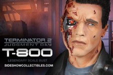 Sideshow Terminator 2 T-800 Legendary Scale 1:2 Scale Bust (95/500)