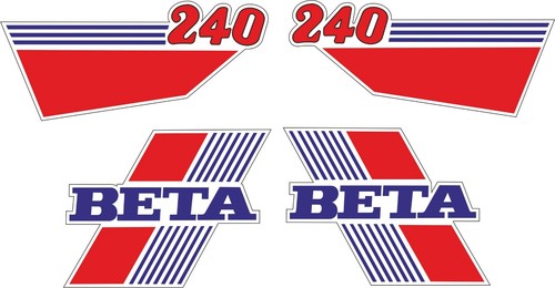 Kit autocollants beta 240 - kit,