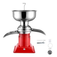 Écrémeuse Électrique Séparateur de Crème 100 L/h en Inox avec Bol de 5 L