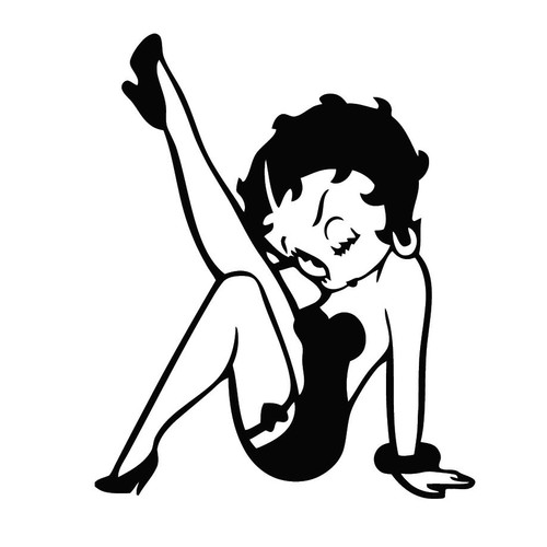 Stickers autocollant betty