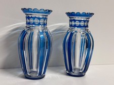 2 vases en cristal Val Saint