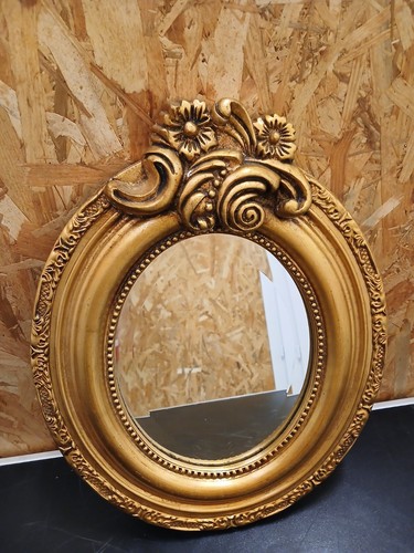 Miroir mural dore objet - mural, neuf