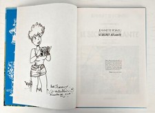 Dessin original dédicace encre  et crayon Jeannette Pointu par Wasterlain