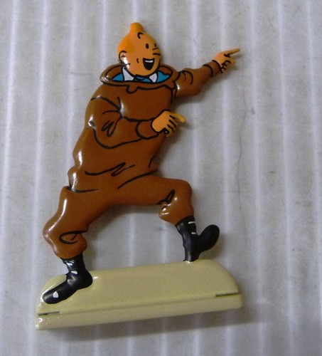 Figurine plate tintin - figurine,