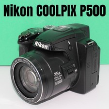 Nikon COOLPIX P500 12MP Compact Camera 36x Zoom 22.5mm-810mm Used