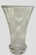 Magnificent Luminarc vase 30 cm thick glass Art Nouveau made in France