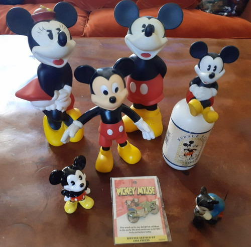 Lot figurines mickey minnie - lot,
