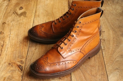 Chaussures bottes derby brogue