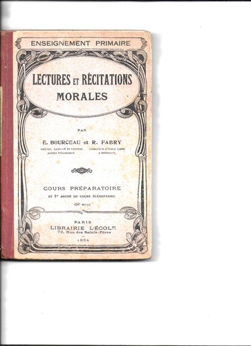 Livre scolaire ancien - scolaire, 1