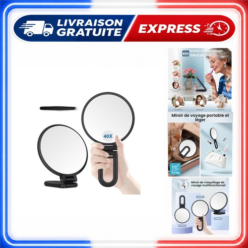 Miroir maquillage grossissant