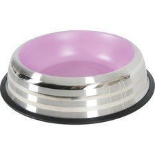 Gamelle ø 29 cm  1.85 Litres en acier inox antidérapante pour chien