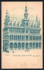CPA Bruxelles, Grand´Place et Maison du Roi 