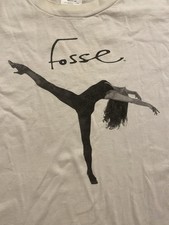 Vntg Bob Fosse Foto Art Ballerina Dancer T-Shirt SZ Medium Tultex Tag