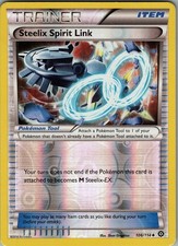Steelix Spirit Link 106/114 Uncommon - Pokemon XY: Steam Siege - Reverse Holo NM