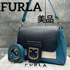 Beautiful item FURLA Shirley Belvedere 2 way shoulder bag bi color